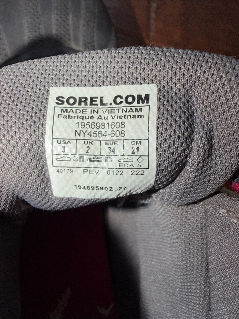 Sorel Youth Unisex Youth Out 'N About Classic Waterproof Boots size 3 - Picture 4 of 9